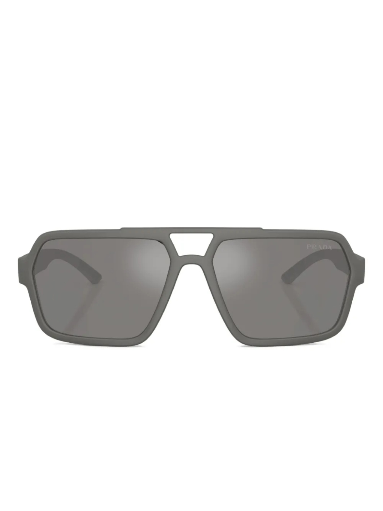 

Prada Linea Rossa square-frame солнцезащитные очки, серый