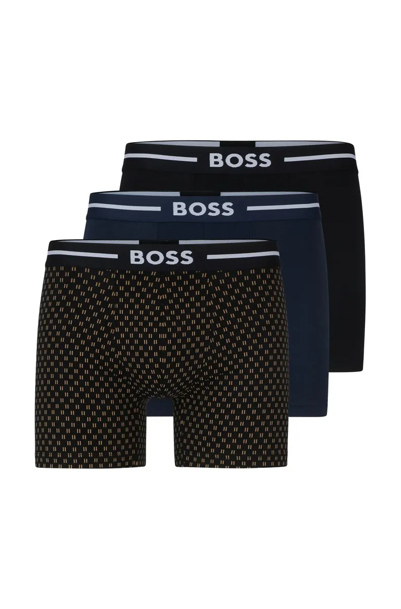 

Боксеры BOSS "BoxerBr 3P Bold Des" (3 шт. в упаковке), с эластичным поясом, цвет Open Miscellaneous 967