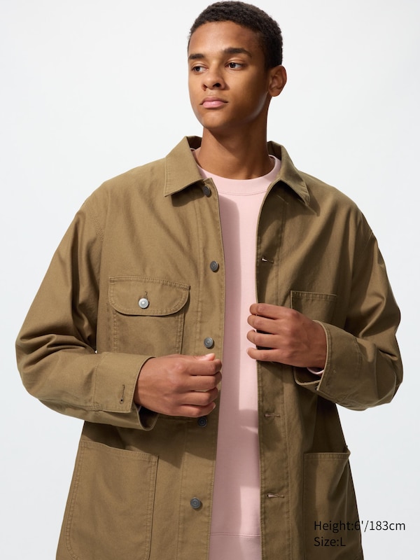 

Утилитарная куртка Uniqlo, 35 brown