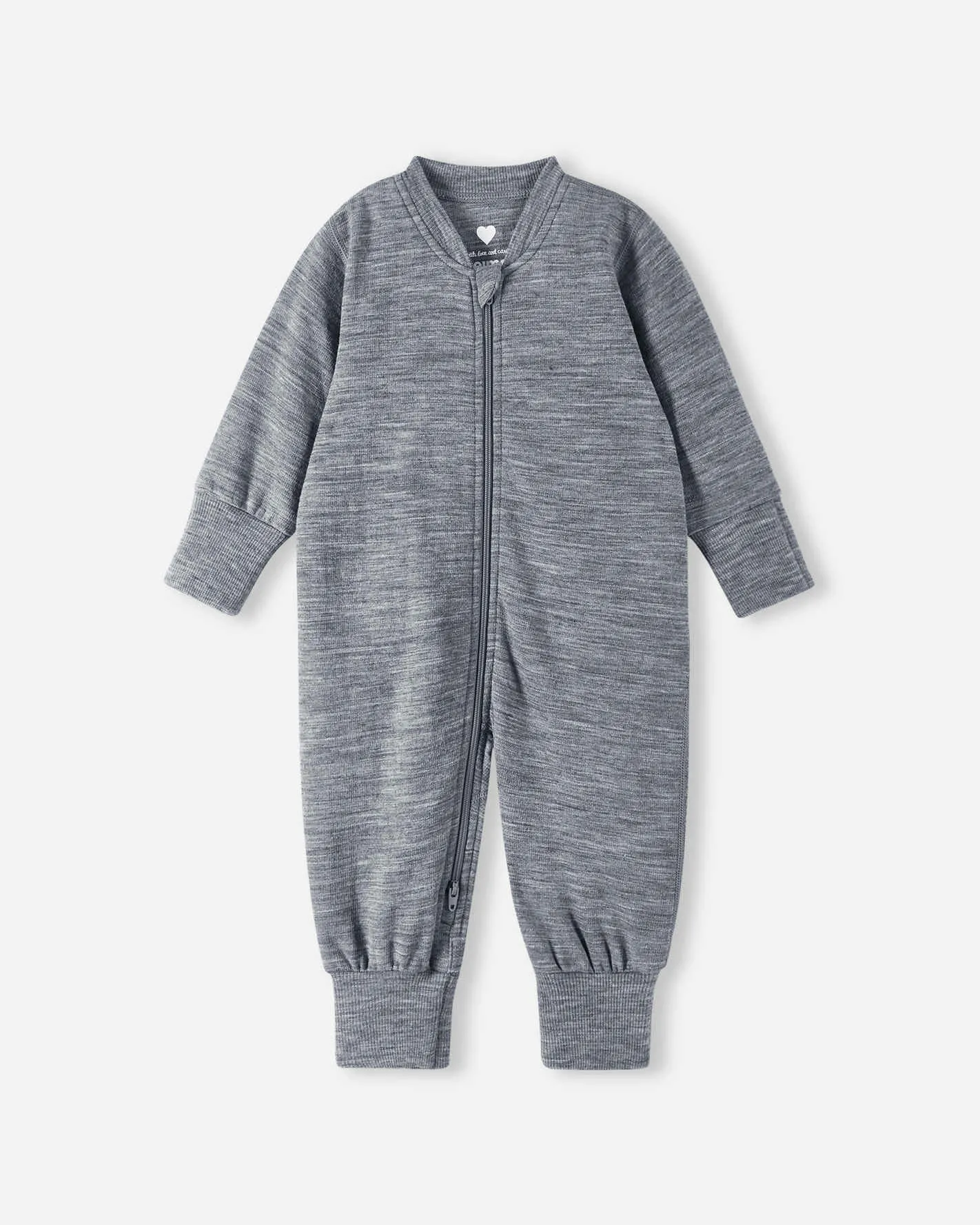 

Детский комбинезон Syliin из шерсти мериноса Reima, цвет Melange Grey