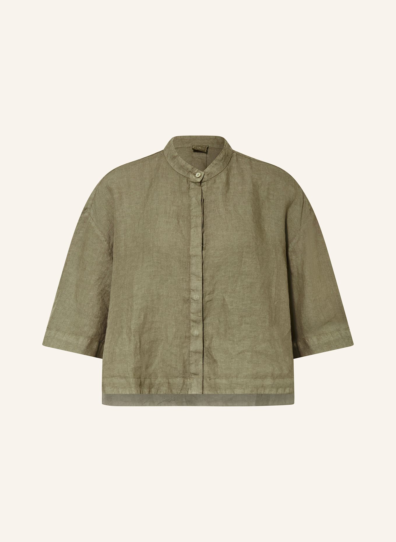 

Льняная блузка с рукавами 3/4 120%Lino, хаки