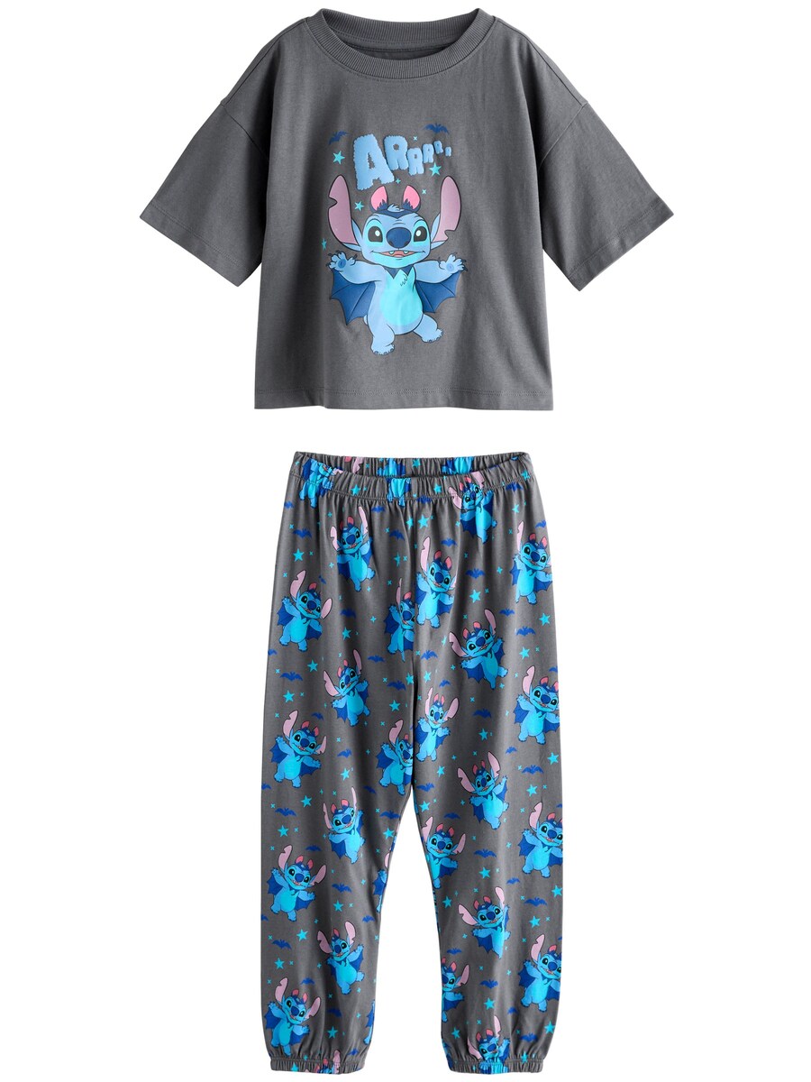 

Пижама Next Disney Lilo and Stitch Halloween, темно-серый