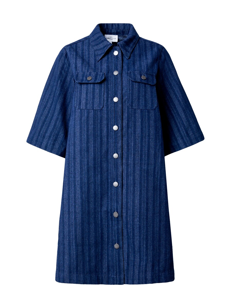 

Платье рубашка Global Funk Shirt Dress Mira, темно-синий