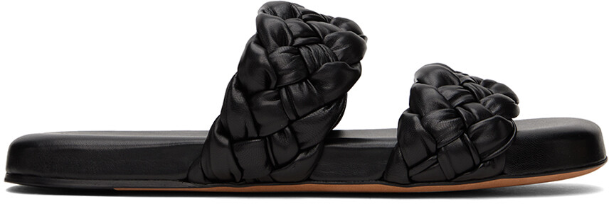 

Черные фуляры-мюли Bottega Veneta