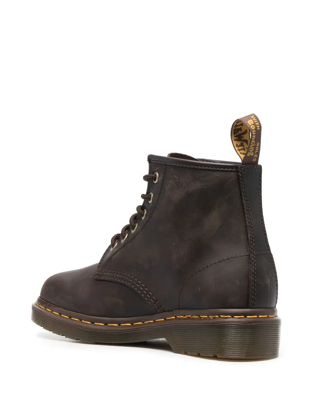 Ботинки Dr. Martens 1460 на шнуровке, коричневый — фото 3