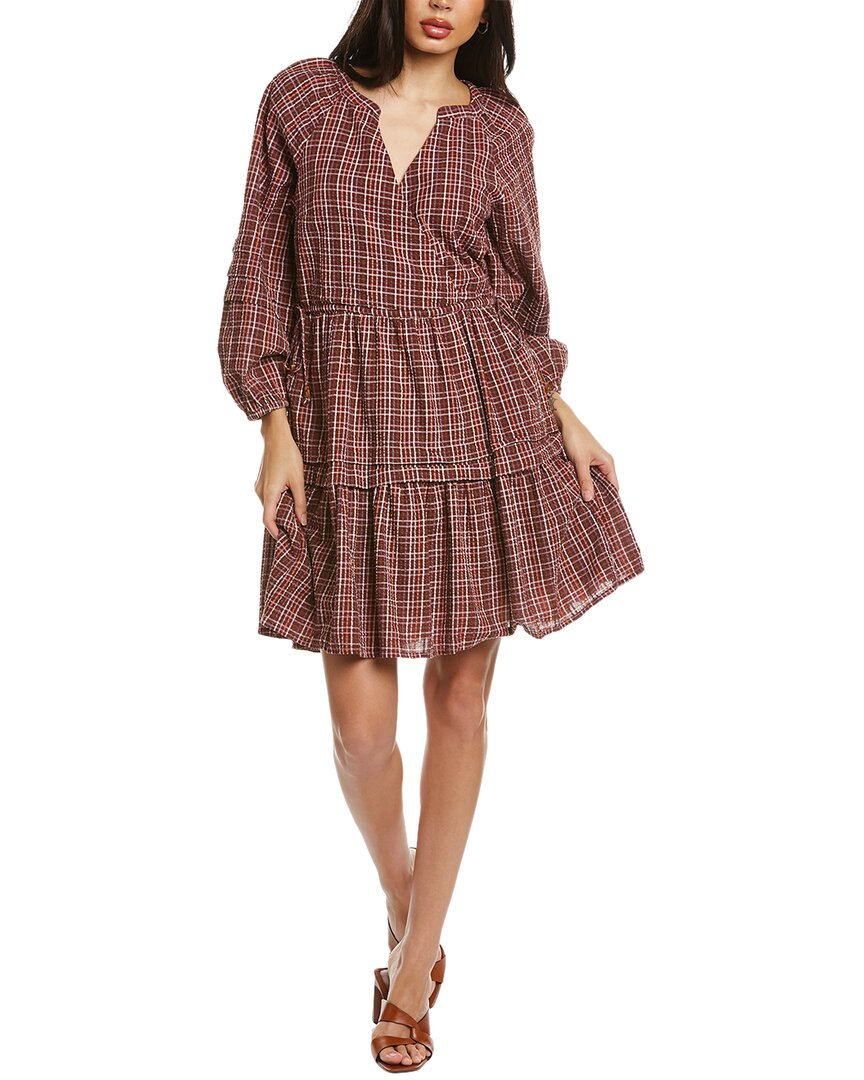 

Платье-мини Madewell Oaklynn на завязках, красный