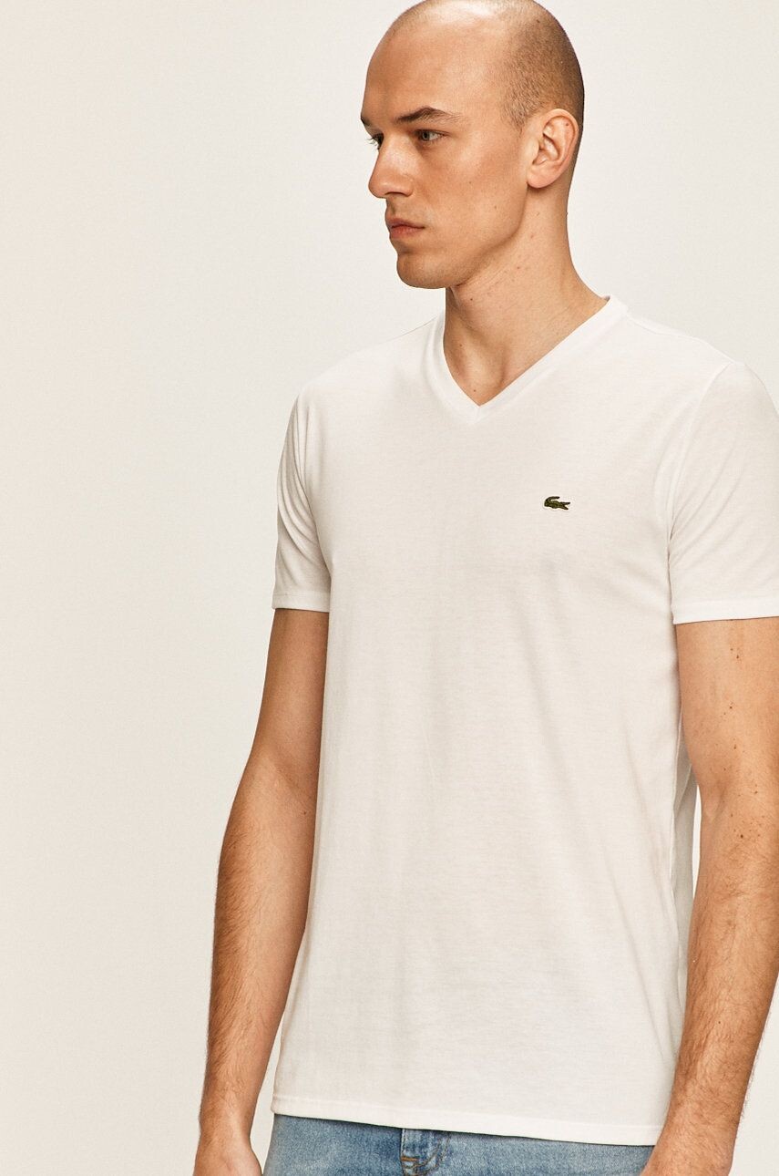 Футболка Лакоста Lacoste, белый — фото 2