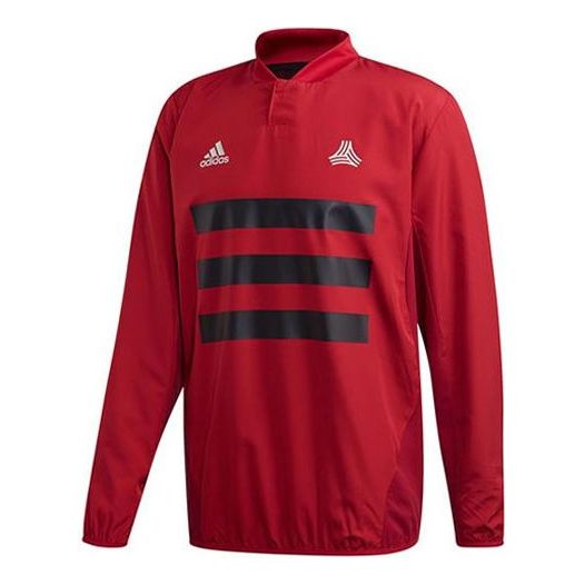 

Футболка men's casual sports pullover long sleeves red t-shirt Adidas, красный