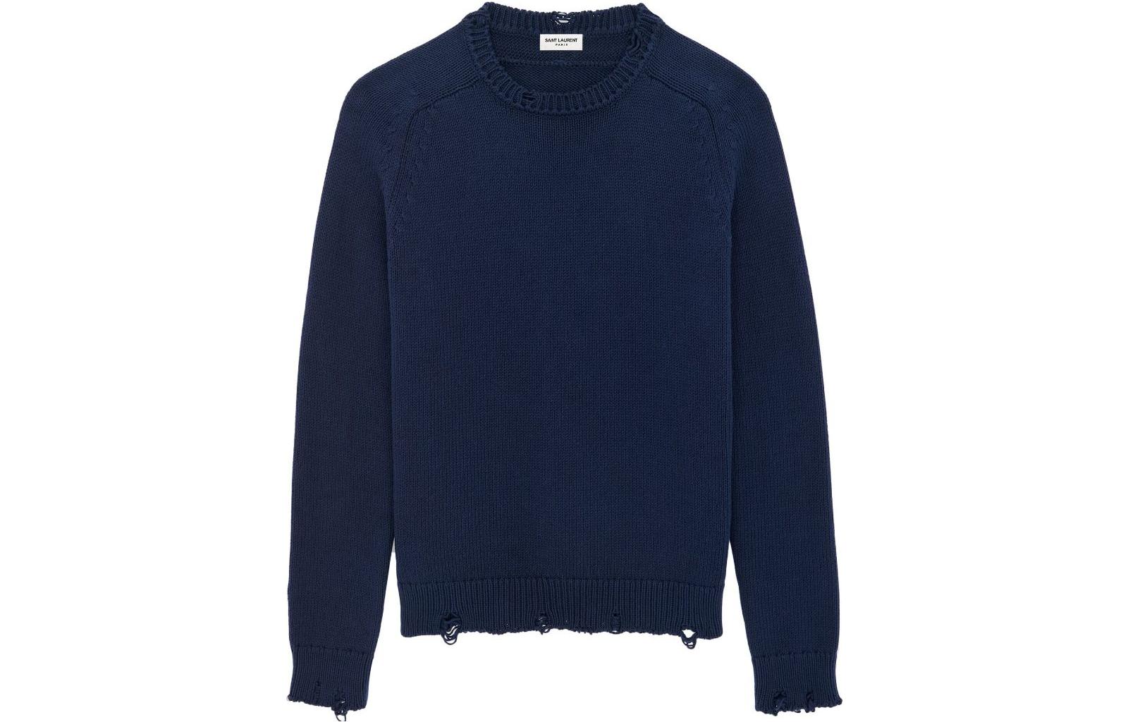 

Джемпер мужской, цвет морской волны SAINT LAURENT, Marine Blue