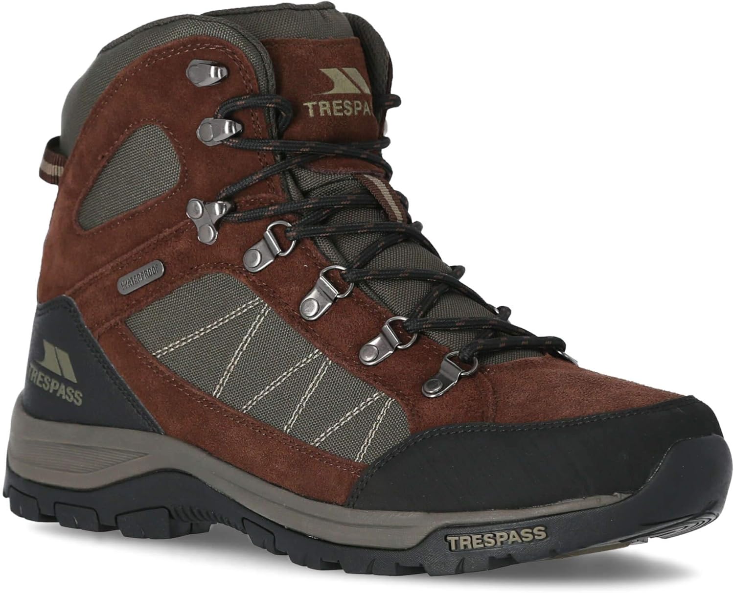 

Мужские скальные ботинки Trespass, темно-коричневый