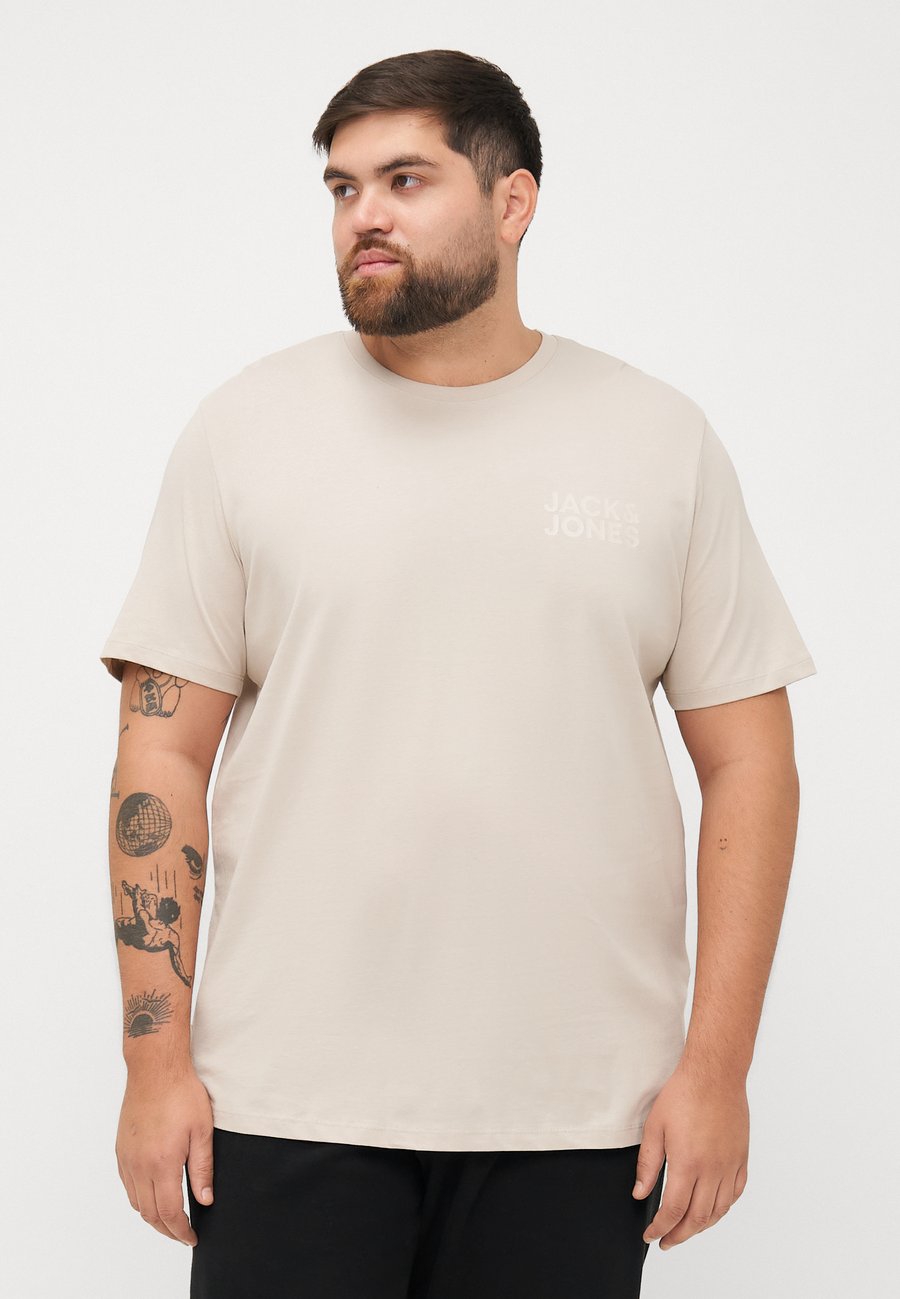 

Футболка Jack & Jones JJECORP LOGO TEE O NECK, Moonbeam/Beige
