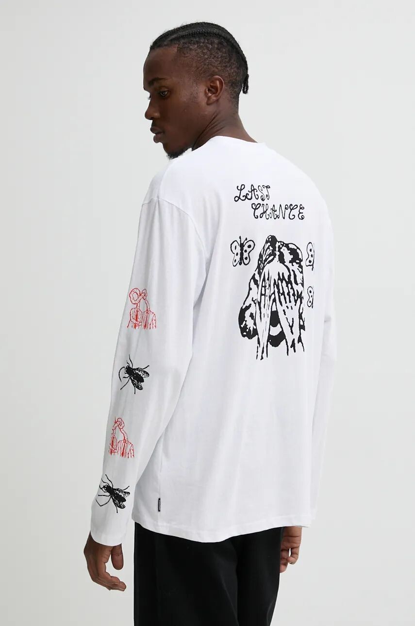 

Хлопковый топ с длинными рукавами Volcom x KEUTCHI, белый