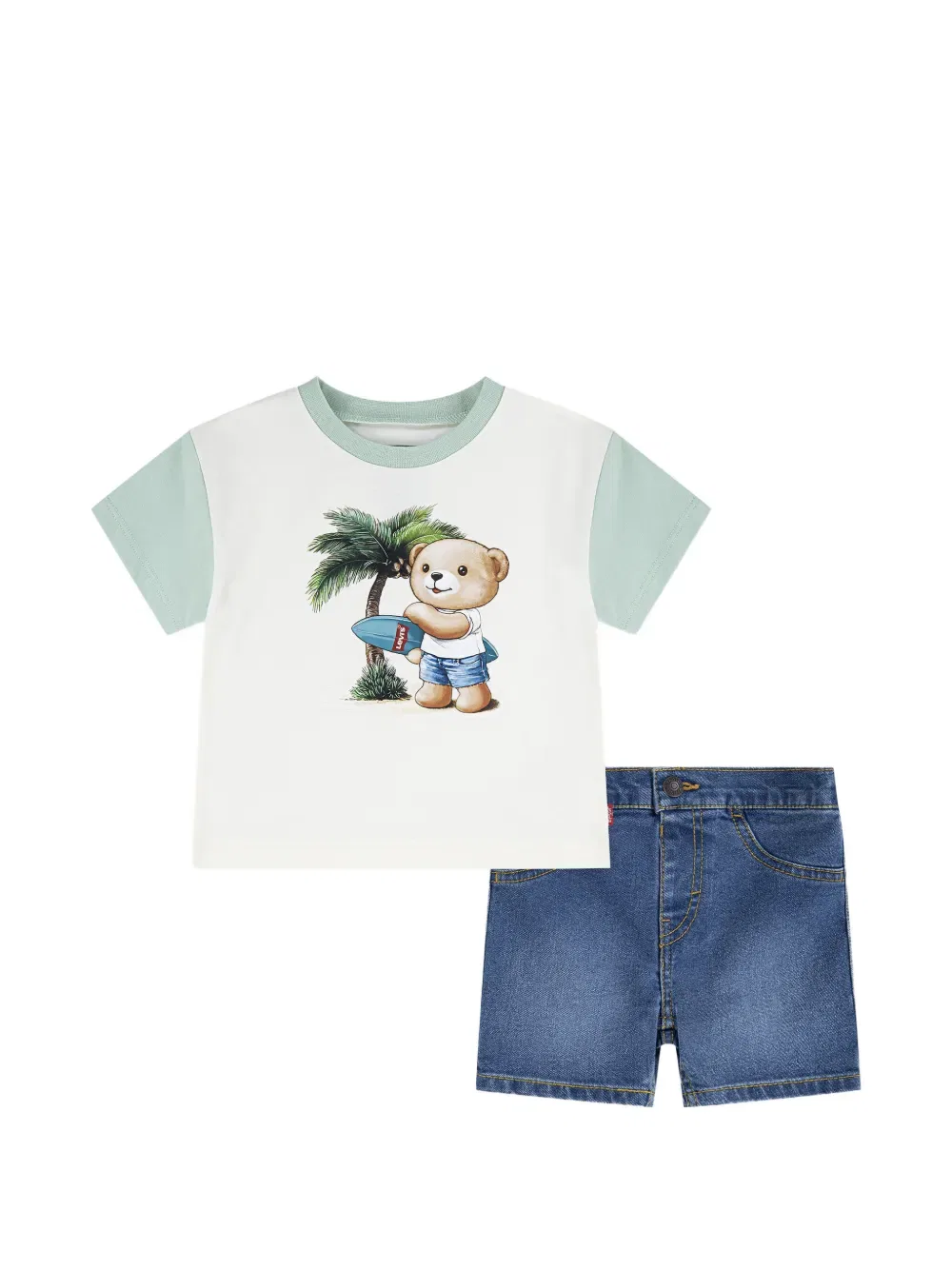 Комплект шорт с графическим принтом (два комплекта) Levi'S Kids, синий
