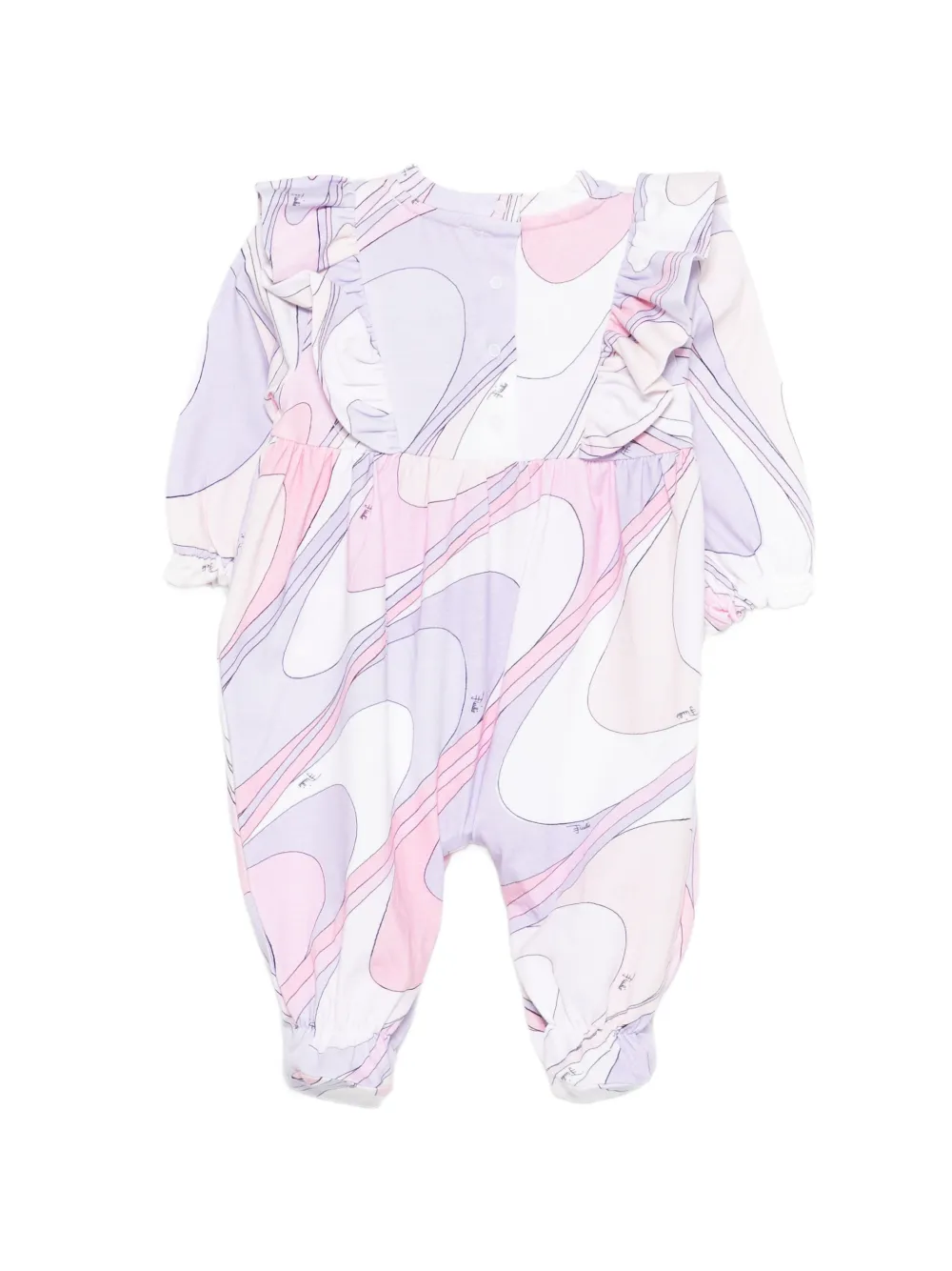 Лиловый комплект для новорожденного Pucci Junior, белый — фото 2