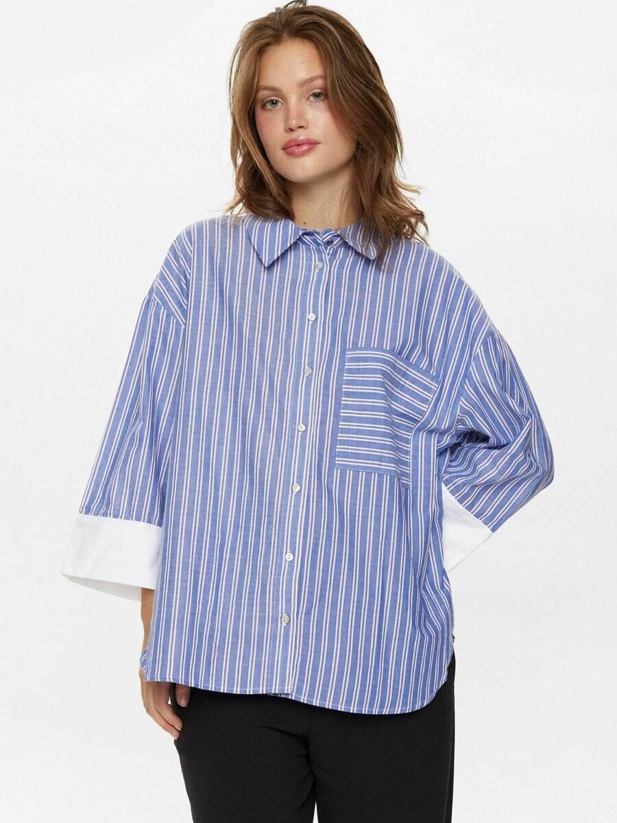 

Блуза NÜMPH NUALLISON, синий