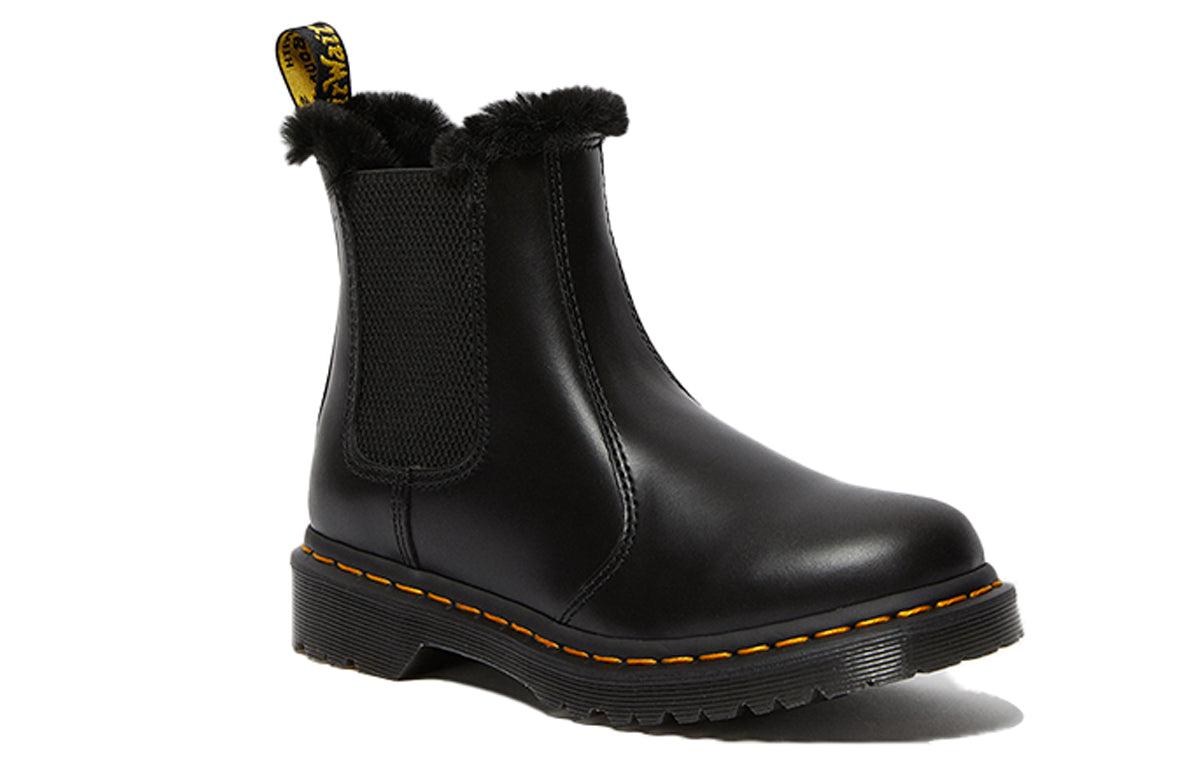 Мужские ботинки Dr.Martens 2976 Leonore с подкладкой из искусственного меха, серый — фото 3