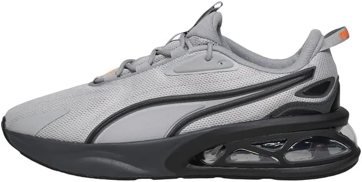Кроссовки для бега Puma Unisex Adult Solar, Grey Echo Black Heat Fire — фото 2