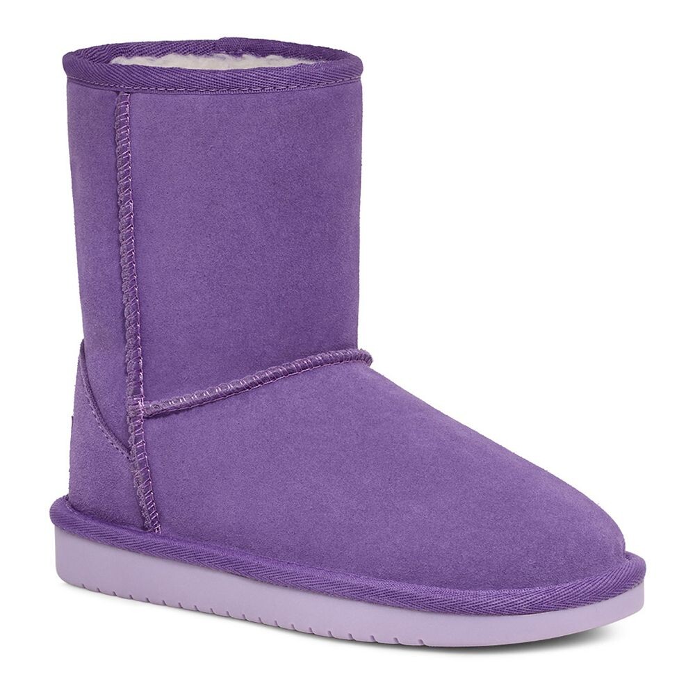

Короткие замшевые зимние ботинки для девочек Koolaburra by UGG, цвет Passion Flower