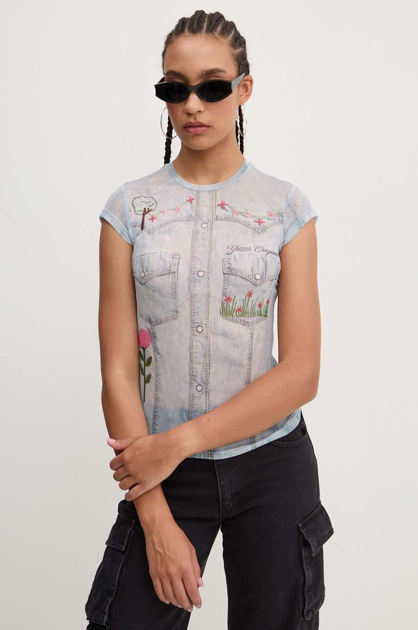 

Футболка Guess Originals, синий