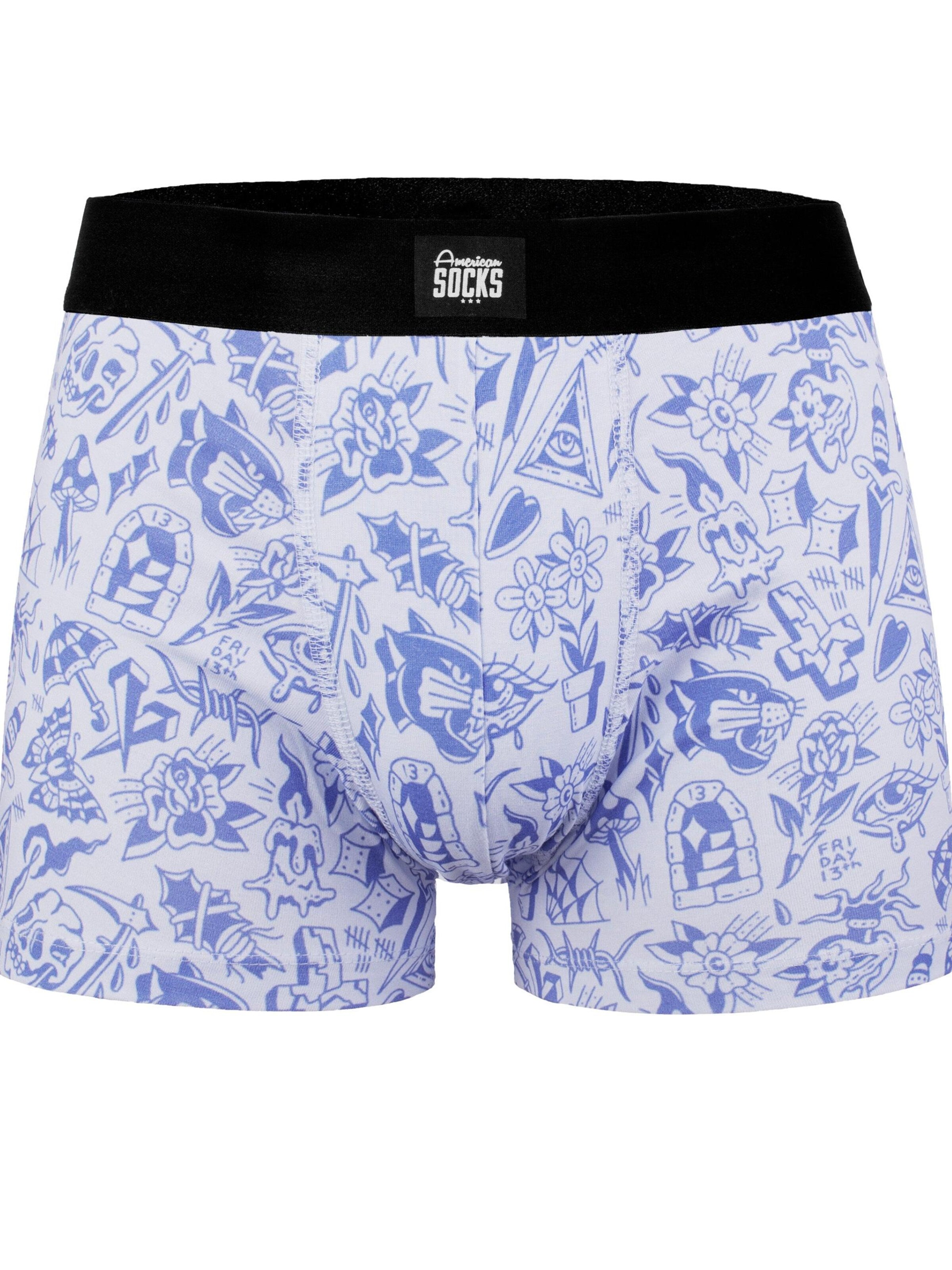 

American Socks Трусы-боксеры 'Freaked' в синем цвете