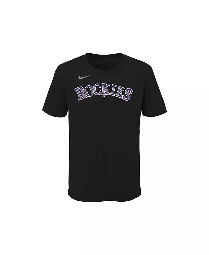 Футболка с именем и номером игрока Colorado Rockies Big Boys and Girls - Чарли Блэкмон Nike — фото 3