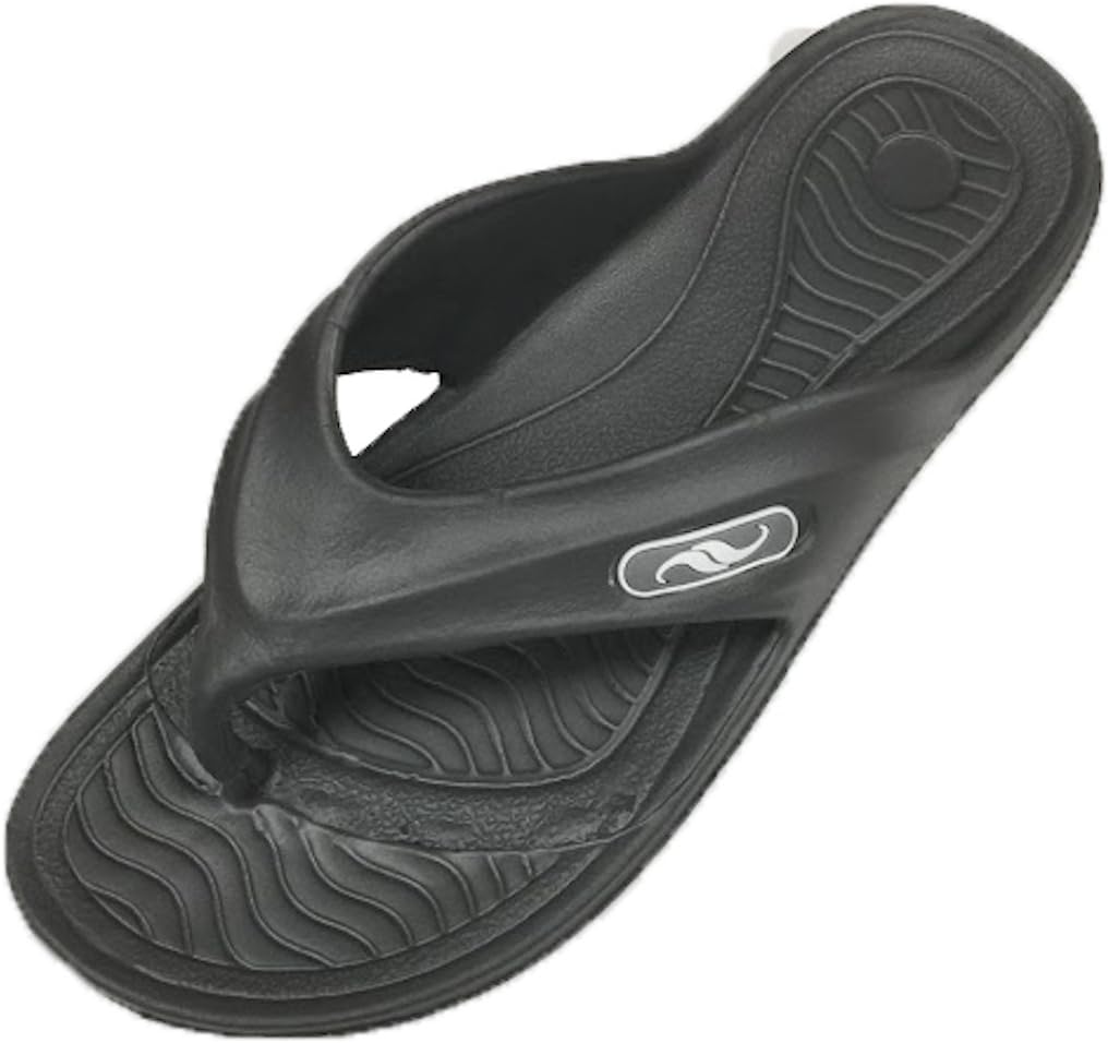 

Мужские резиновые сандалии GEAR ONE, удобные тапочки для душа и пляжа, шлепанцы, серый