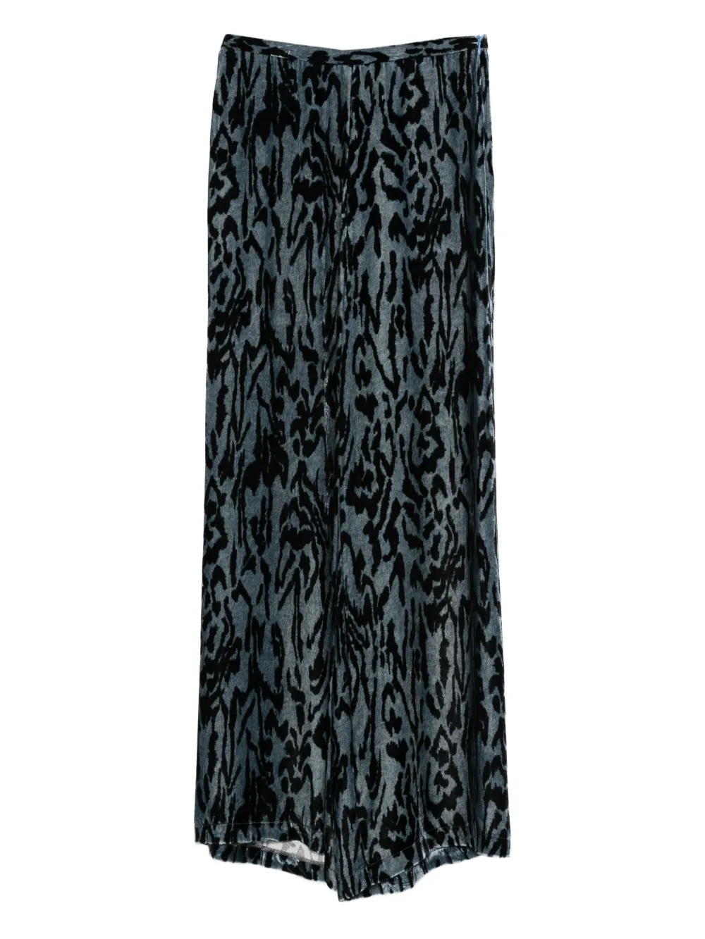 

Брюки с принтом Forte Forte, синий