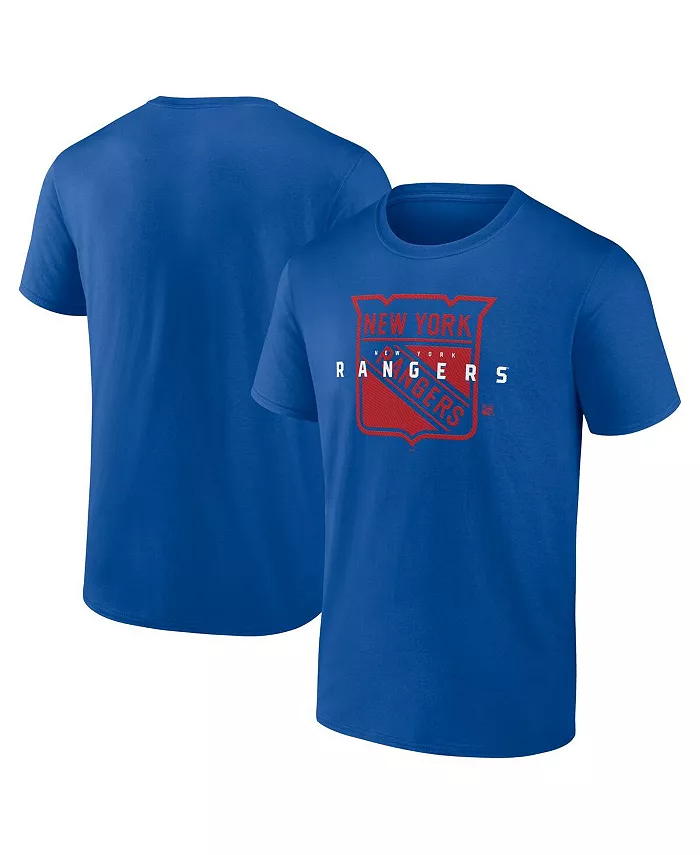 

Мужская синяя футболка New York Rangers Coordinate Logo Athletic