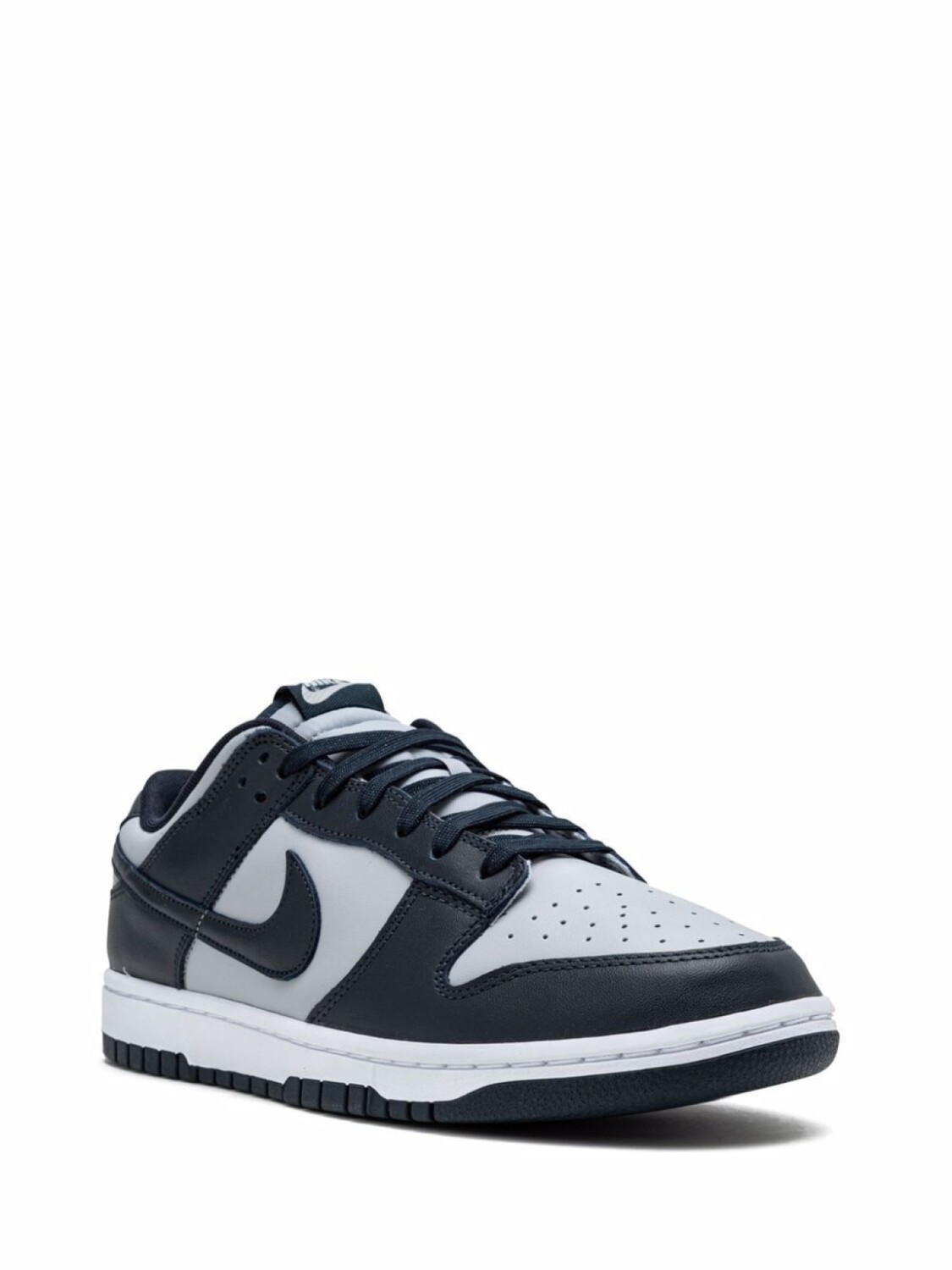 Кроссовки Nike Dunk Low, черный/серый — фото 2