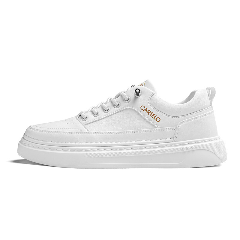 

Кроссовки CARTELO Skateboard Shoes Men Low-Top, Белый, Кроссовки CARTELO Skateboard Shoes Men Low-Top