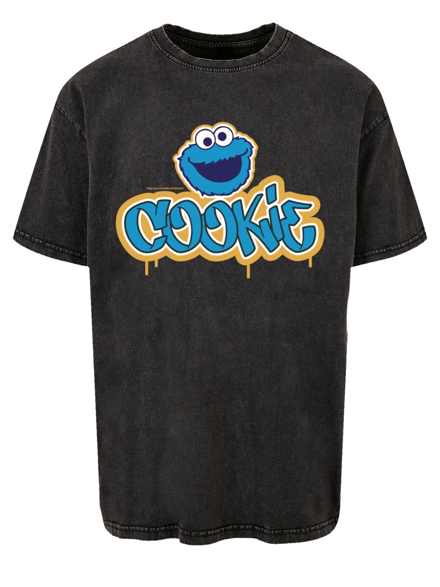 

Классическая футболка F4NT4STIC Shirt Sesamstraße Cookie, черный