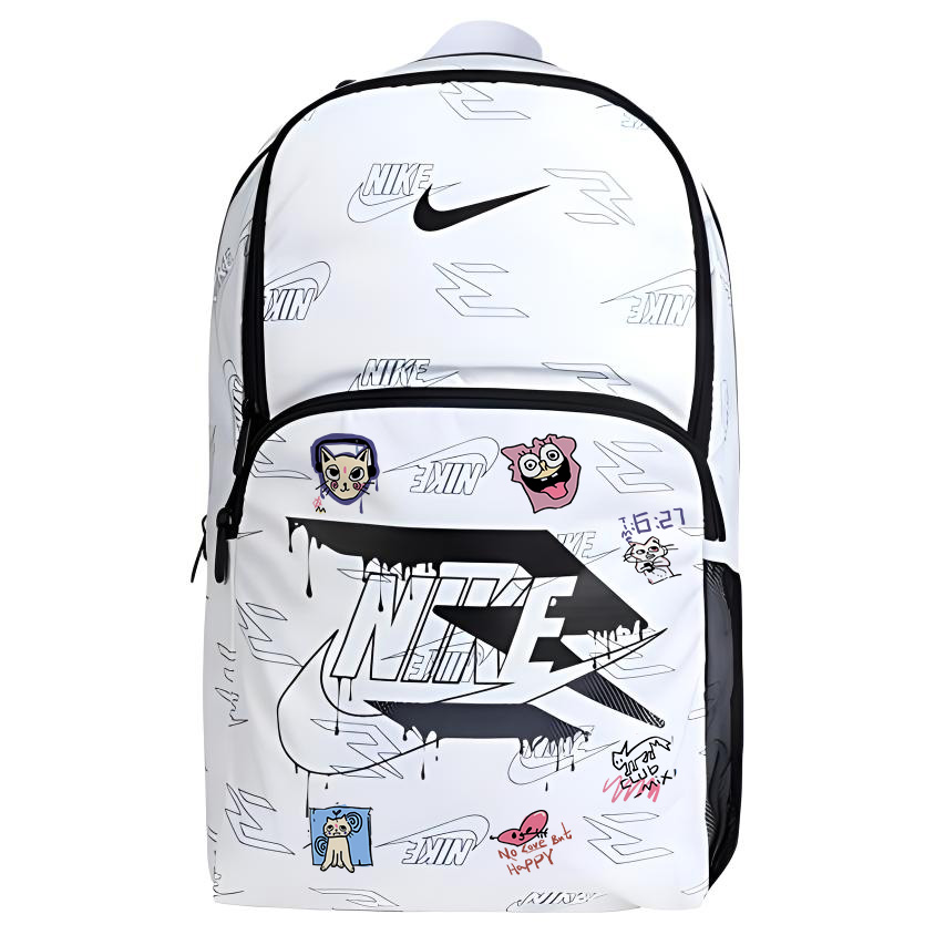 

Nike Полиэстеровый рюкзак унисекс белый, Graffiti Kitten