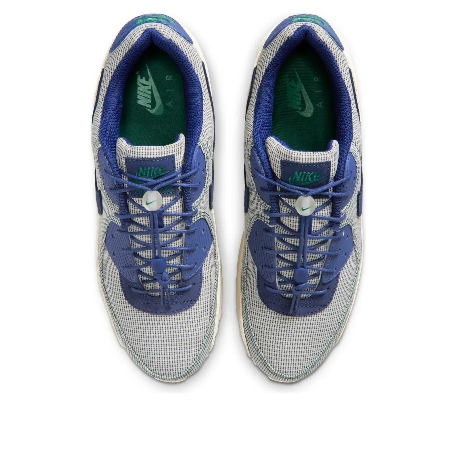 Кроссовки Nike Air Max 90 'Coconut Milk Deep Royal Blue' IR1950-100, синий — фото 2
