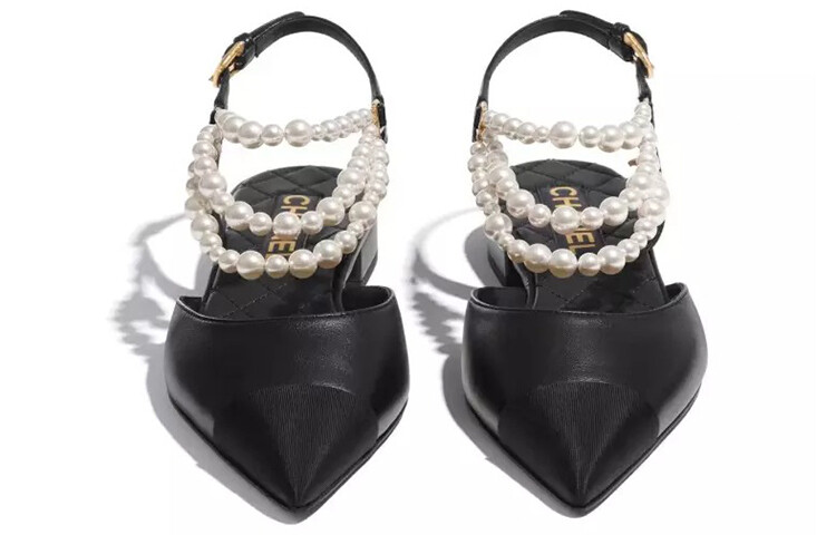 Туфли женские Chanel, черный — фото 4