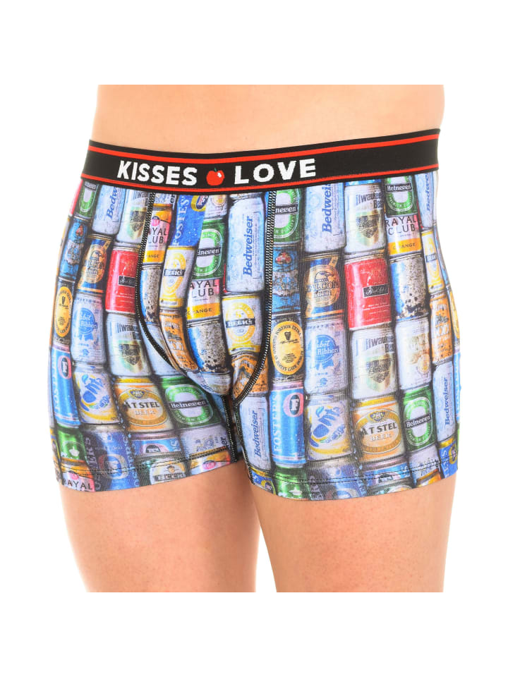 

Боксеры Kisses and Love, разноцветный