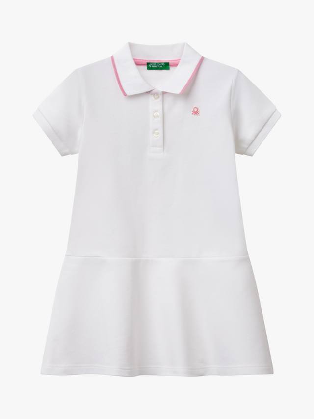 

Хлопковая поло-платье Benetton