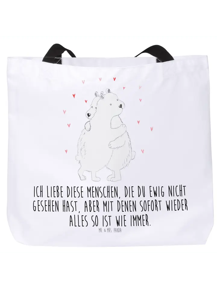 

Шоппер Mr. & Mrs. Panda, белый