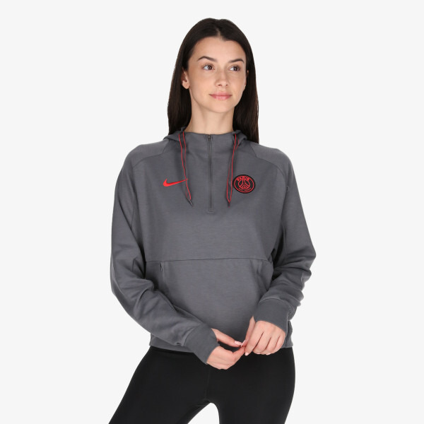 

Флисовая футбольная толстовка с молнией 1/4 Paris Saint-Germain Nike