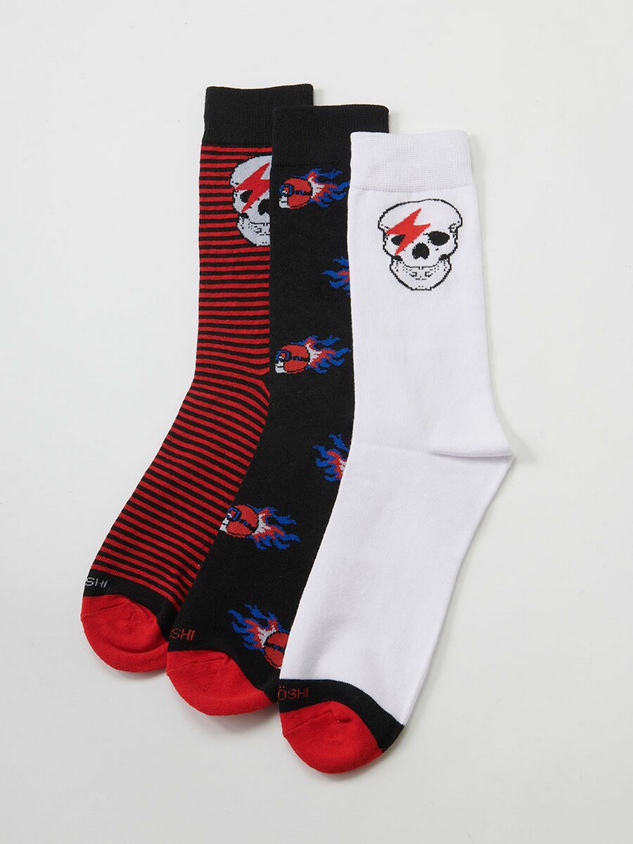 

Носки KOROSHI, цвет Red/Black/White