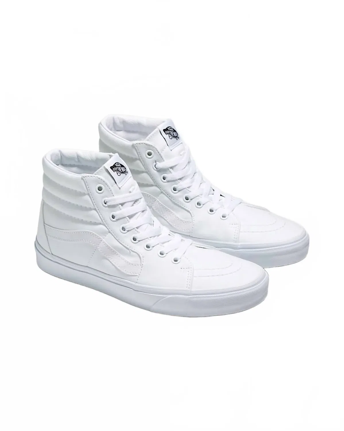 Vans Мужские высокие скейтбордические кроссовки в белоснежном цвете — фото 2