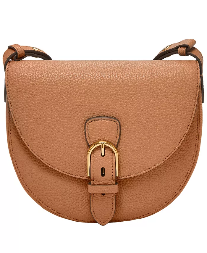 

Кожаная сумка-кроссбоди Everleigh Small Flap Fossil, коричневый