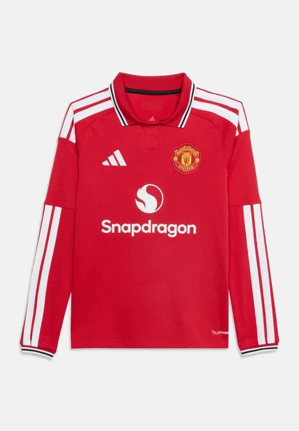 Футболка Adidas Performance Manchester United Home Kids, длинный рукав, красный — фото 3