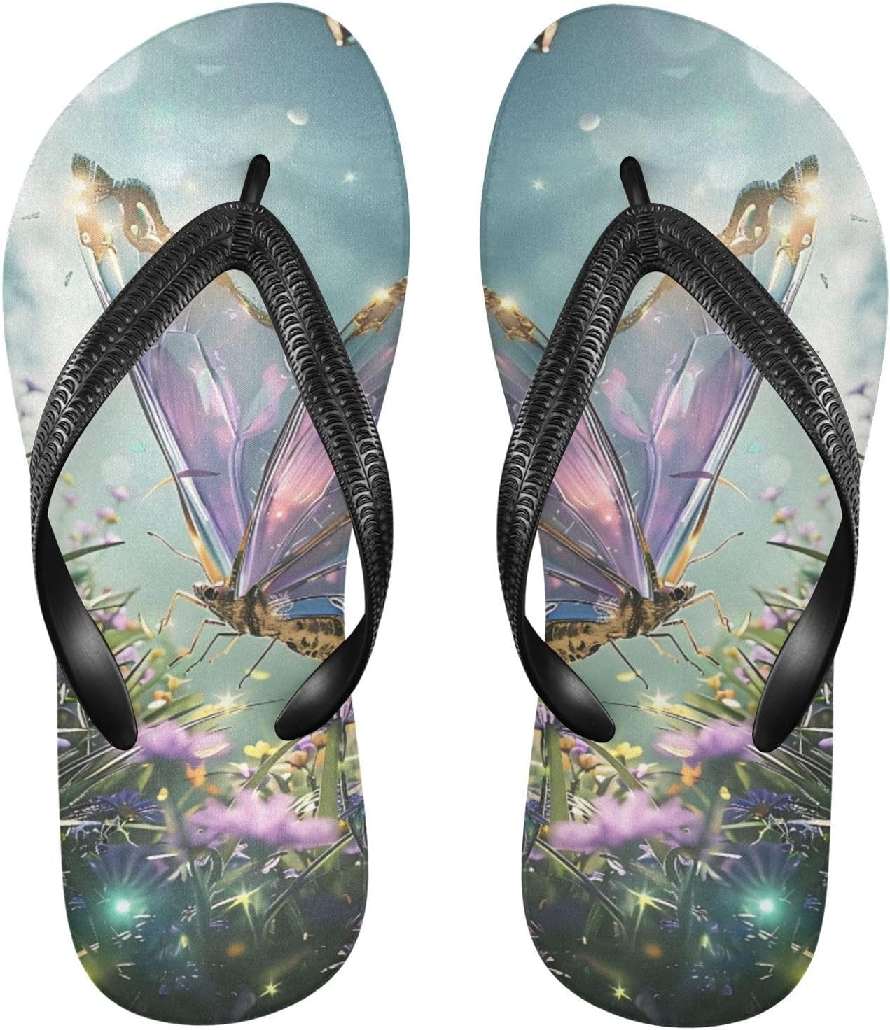 

Шлепанцы MNSRUU для женщин и мужчин, Flowers A17946