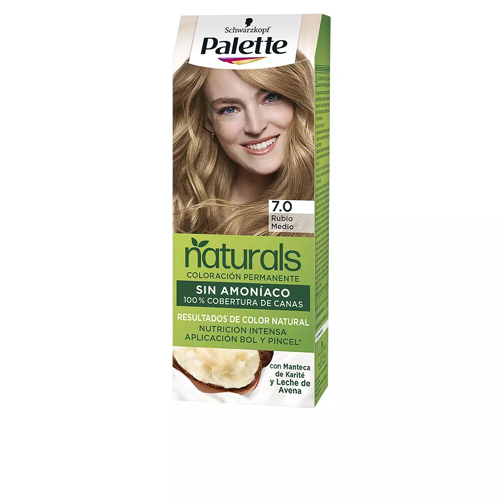 

Краска для волос Palette naturals color creme Palette, цвет 7.0-rubio medio, 1 шт.