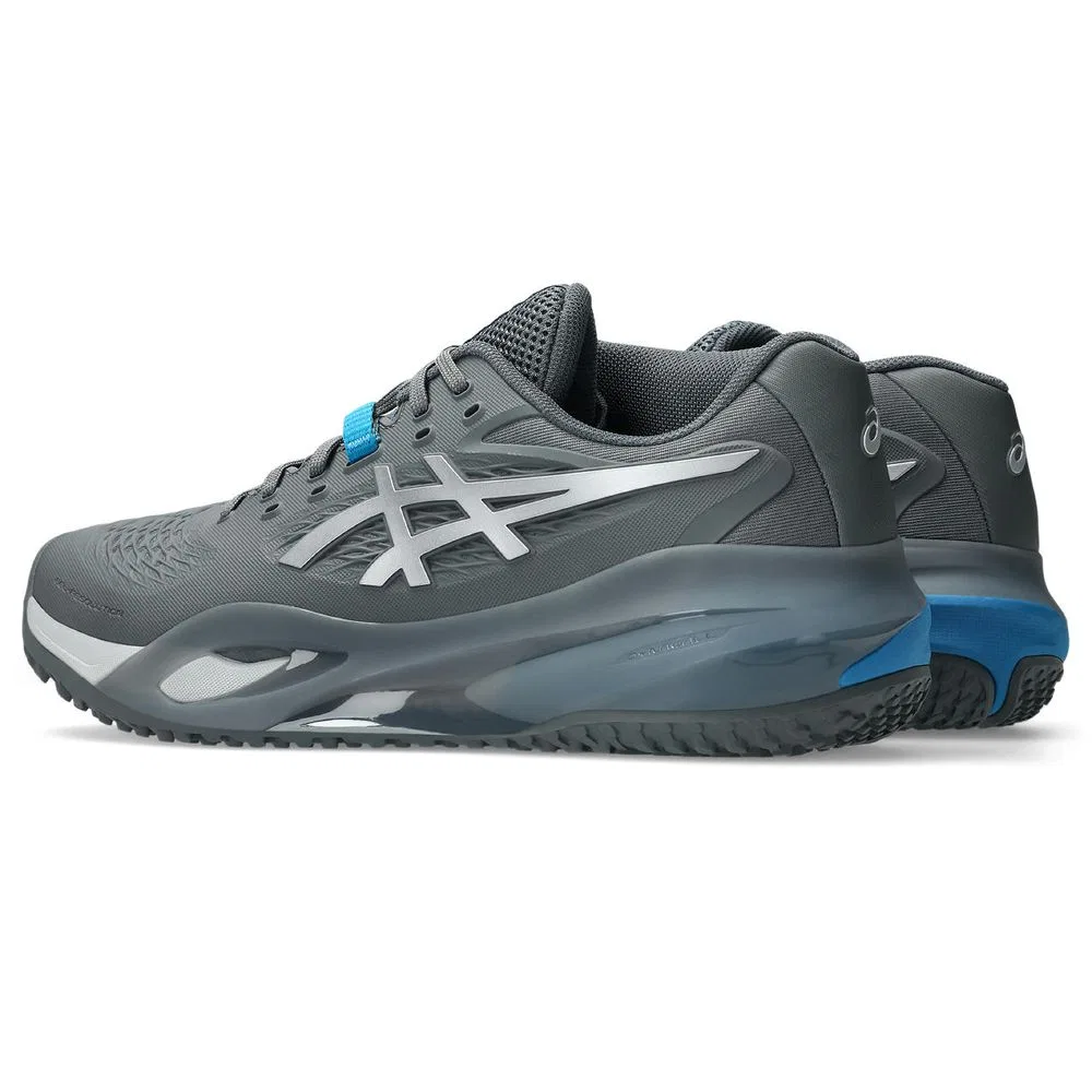 Мужские теннисные кроссовки «GEL-Resolution X OC Wide» от ASICS, Steelgrey-Puresilver(020) — фото 3