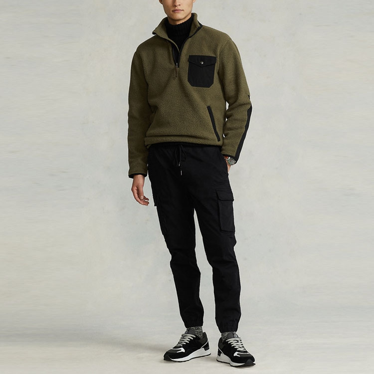 Polo Ralph Lauren Куртка мужская Green Stand Collar Moderate Others — фото 4