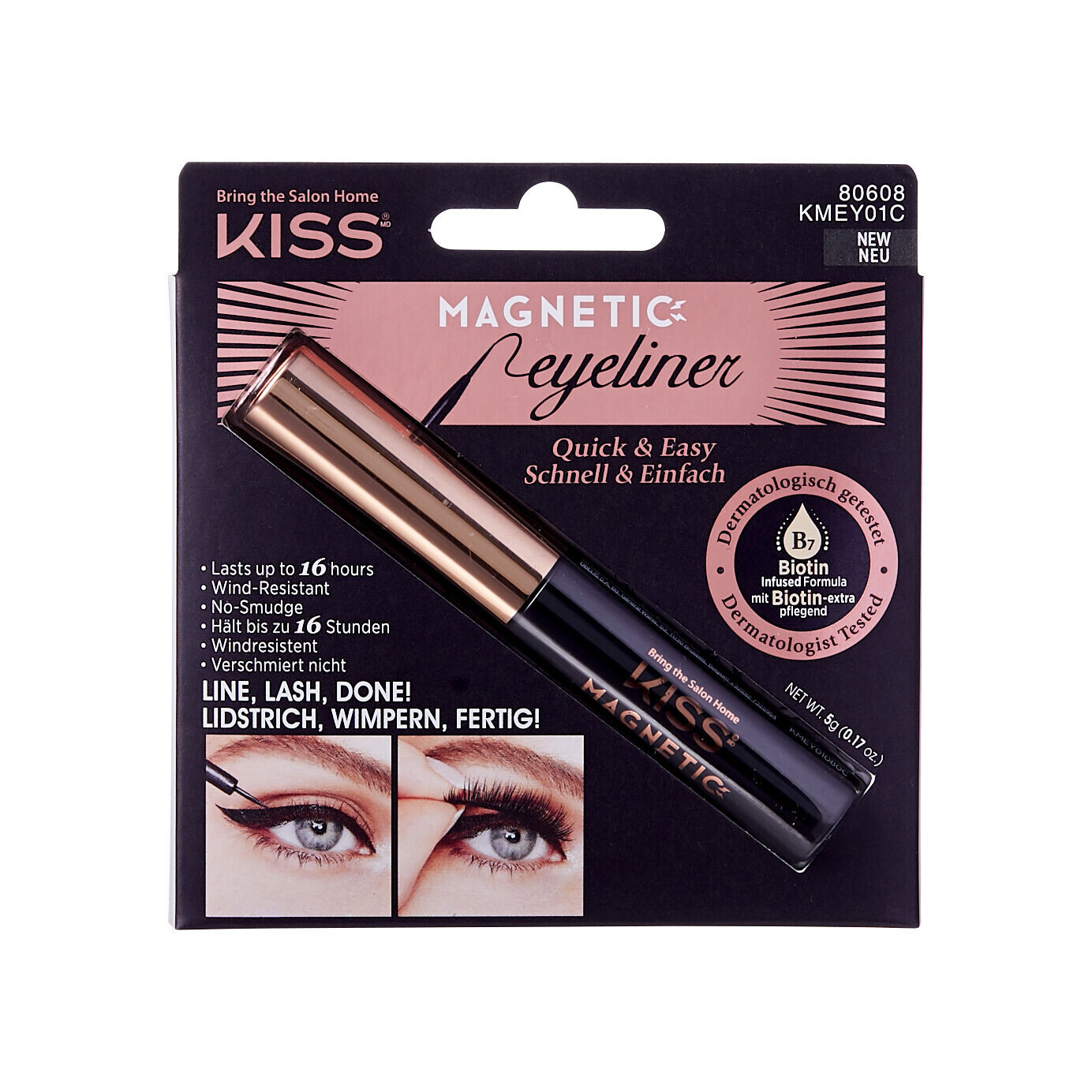

Подводка для магнитных ресниц Kiss, 5 гр