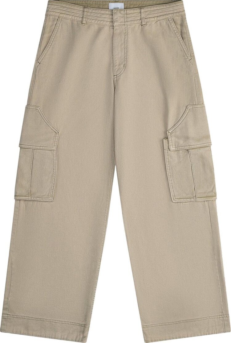 

Брюки Rhude Parta Spray Cargo 'Beige', загар
