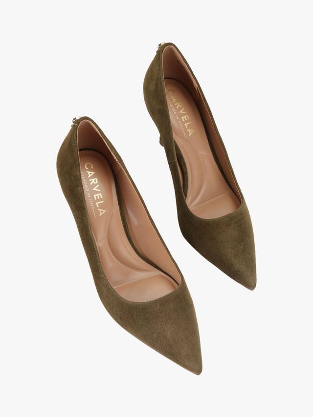 Туфли-лодочки Pompeii на шпильке из замши Carvela, Green — фото 3