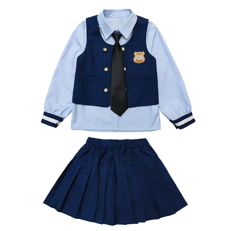 Детский комплект с юбкой на весну-осень Disney, Three-Piece Set+Headband